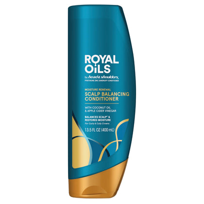 Head & Shoulders Royal Oils Moisture Renewal Conditioner front view 13.5 fl oz