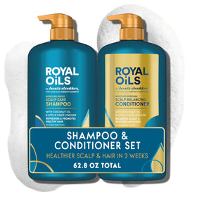 Head & Shoulders Royal Oils Shampoo and Conditioner Set 31.4 fl oz front view