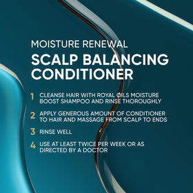 Head & Shoulders Royal Oils Shampoo and Conditioner Set with natural curly hair