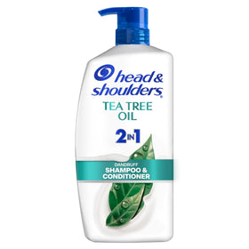 Head & Shoulders Tea Tree Oil 2-in-1 Shampoo and Conditioner front view