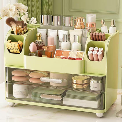 Heaime Makeup Organizer front view in green