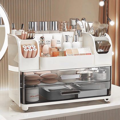 Heaime Makeup Organizer front view showing elegant design