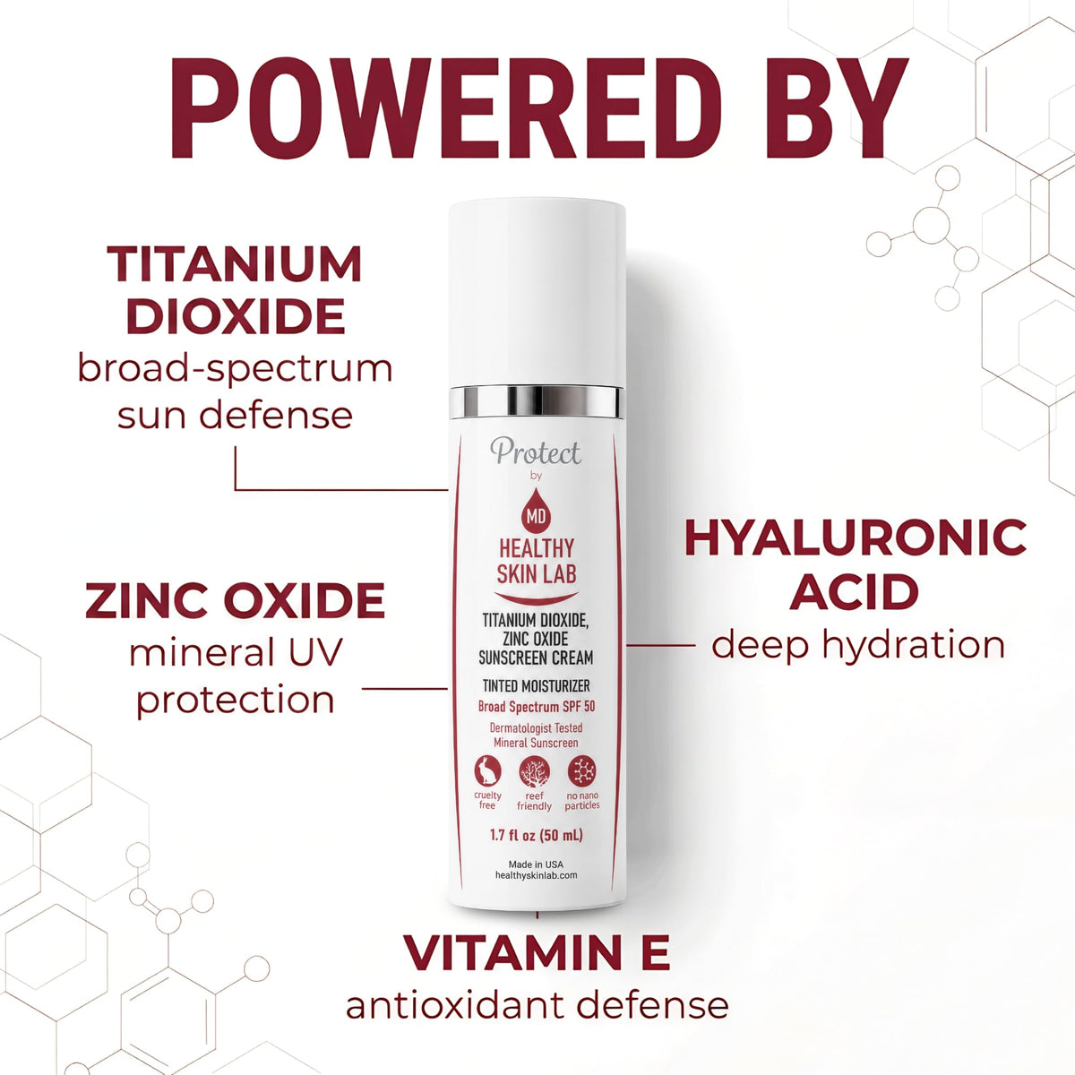 Healthy Skin Lab Protect Tinted Moisturizer SPF 50 packaging