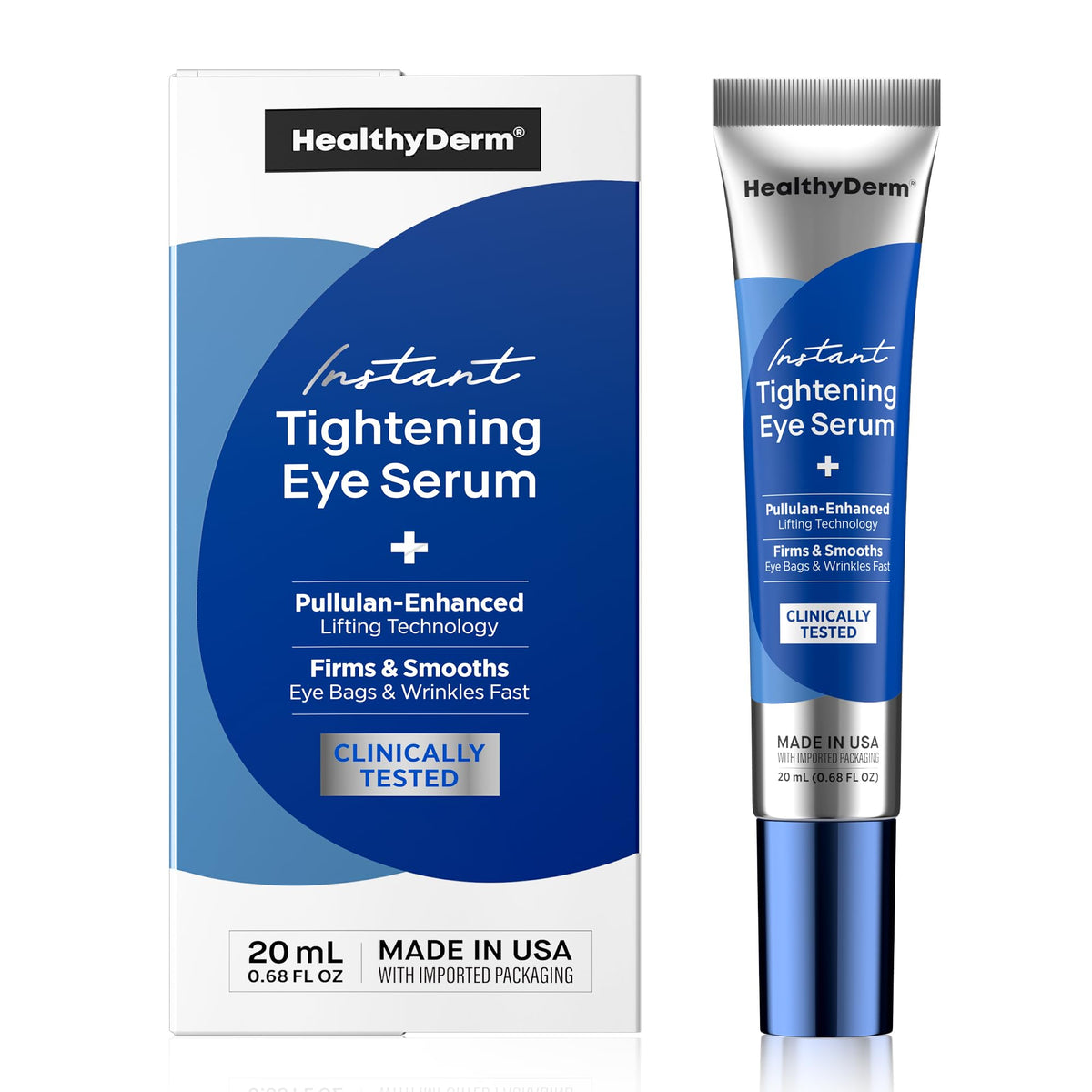 HealthyDerm Instant Under Eye Lift Serum 20 mL front view