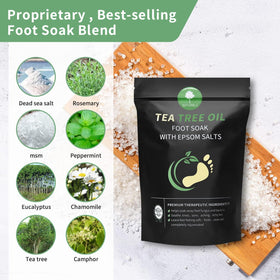 HEAMAVIN Tea Tree Oil Foot Soak with tea tree oil ingredients