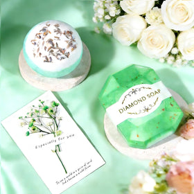 Heart-shaped design of BodyRefresh Spa Gift Basket