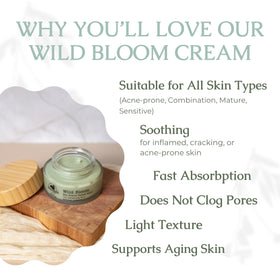 Hearth and Homestead Wild Bloom Tallow Face Balm texture close-up