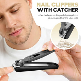 Heavy duty nail clippers with catcher from GJNL