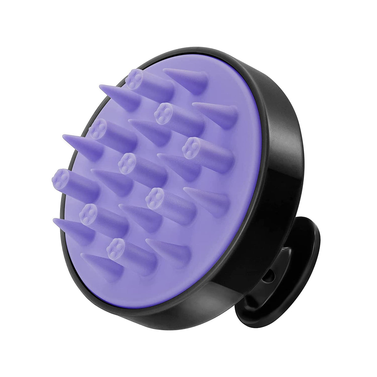 HEETA Hair Scalp Massager Brush front view in black