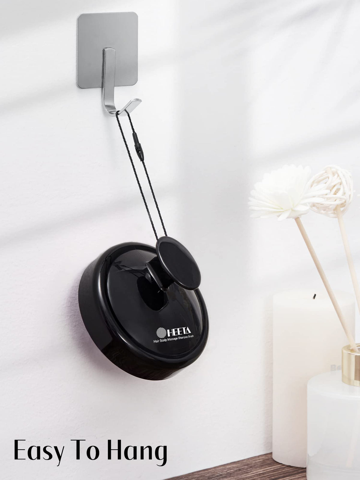 HEETA Hair Scalp Massager Brush with thick and thin bristles