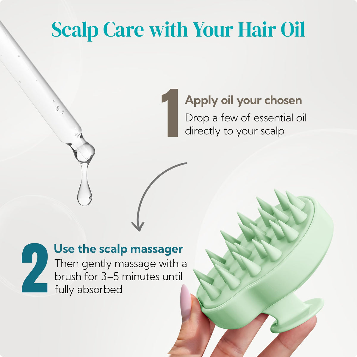 HEETA Scalp Massager Scrubber Brush packaging