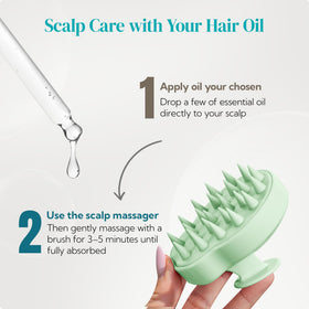 HEETA Scalp Massager Scrubber Brush packaging