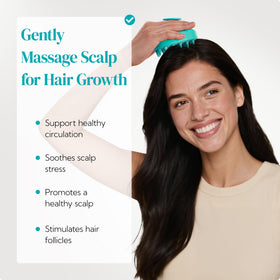 HEETA Scalp Massager Scrubber Brush side view