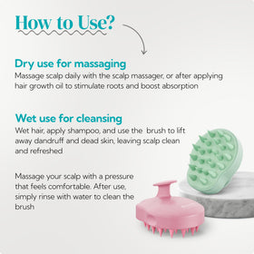 HEETA Scalp Massager Shampoo Brush with packaging