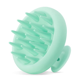 HEETA Silicone Scalp Massager front view in pink