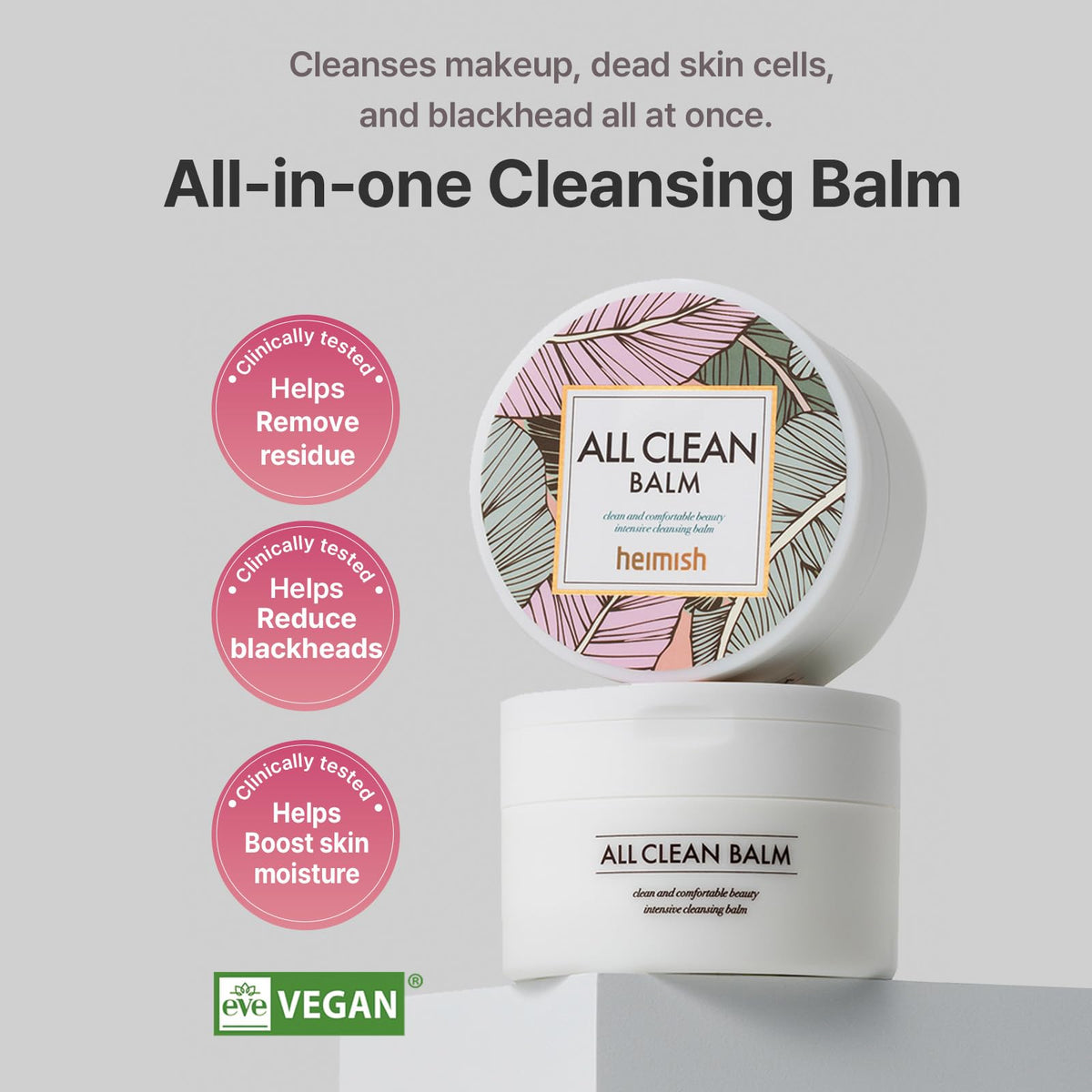 HEIMISH All Clean Balm texture from oil to emulsion