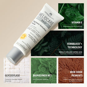 Heliocare 360 Pigment Solution Fluid SPF50 50ml side view