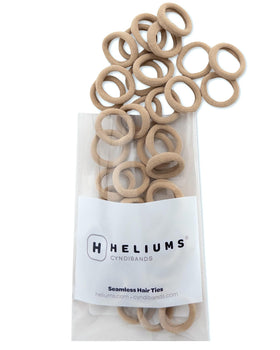 Heliums Extra Small Hair Ties Sandy Blonde front view