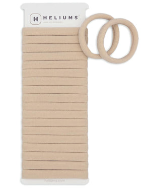 Heliums Soft Hair Ties Light Blonde 20 Pack front view