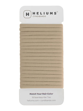 Heliums Thin Hair Ties Sandy Blonde front view