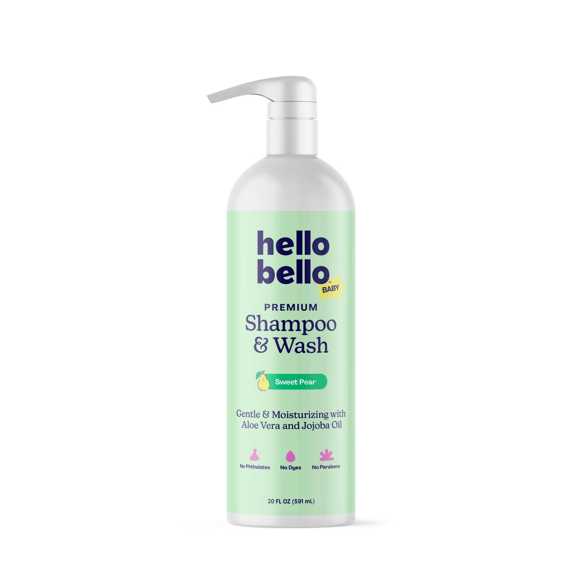 Hello Bello Baby Shampoo & Body Wash 20oz front view