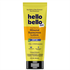 Hello Bello Kids Sunscreen SPF50 front view of packaging
