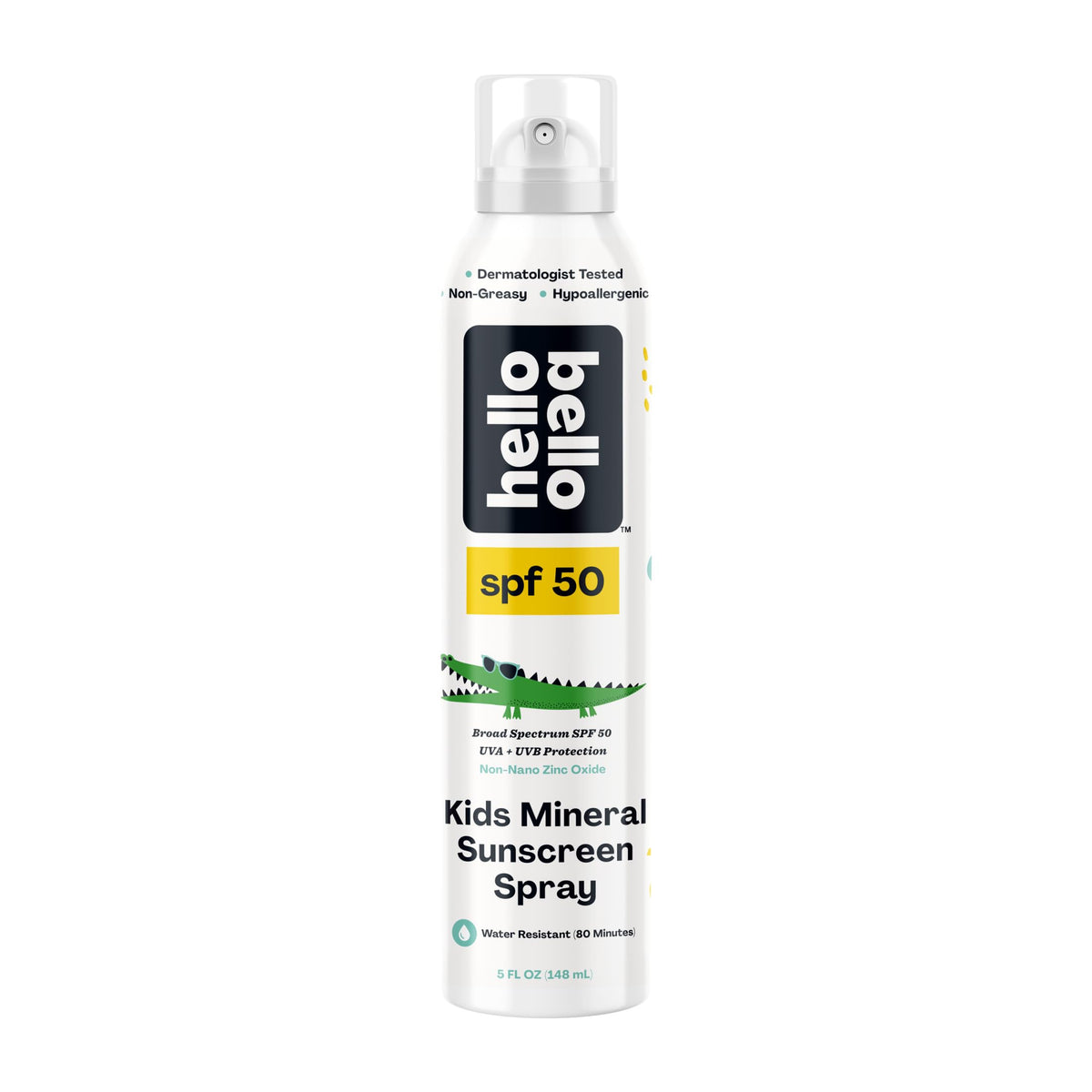Hello Bello Kids Sunscreen Spray 5oz front view