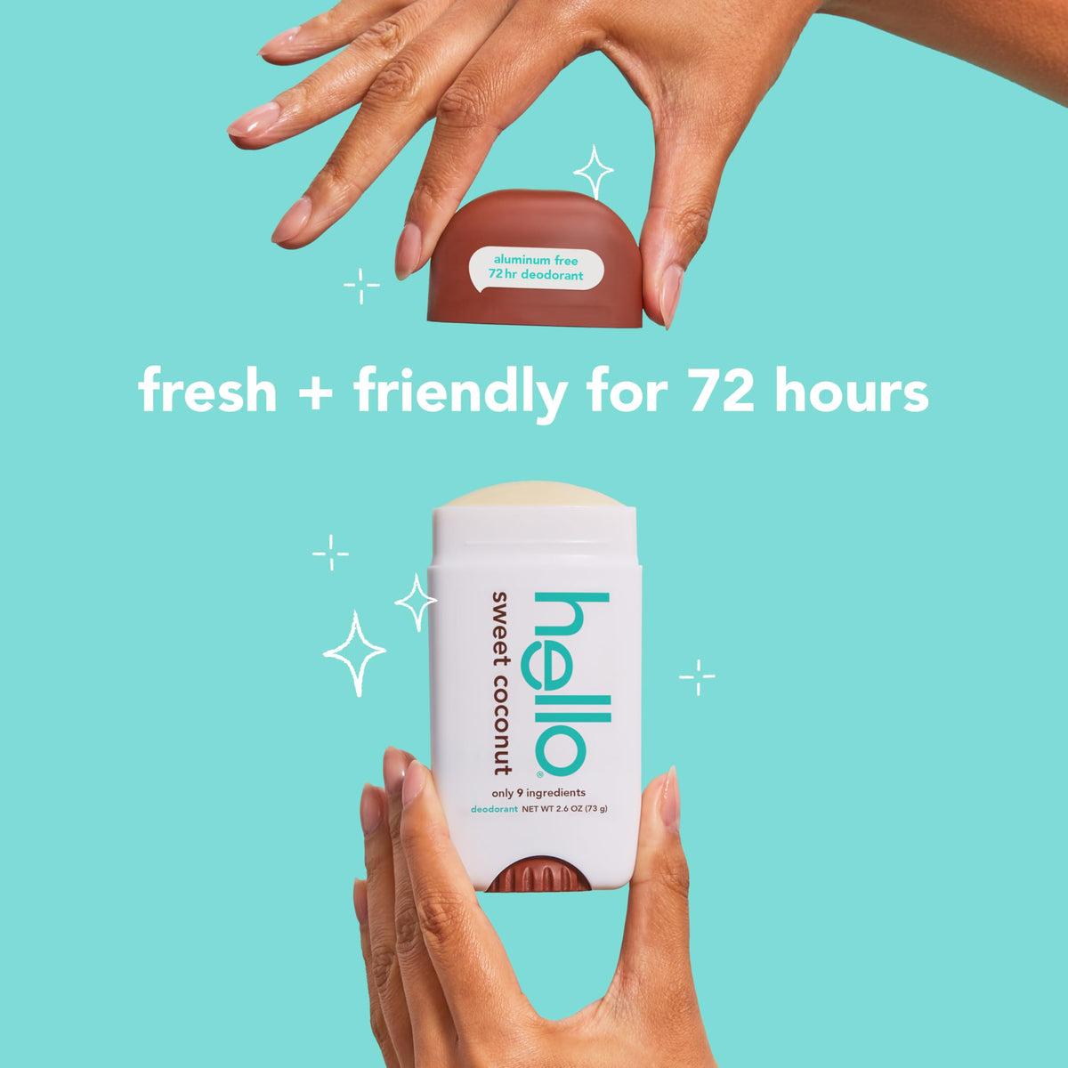 hello Sweet Coconut Aluminium Free Deodorant ingredients list