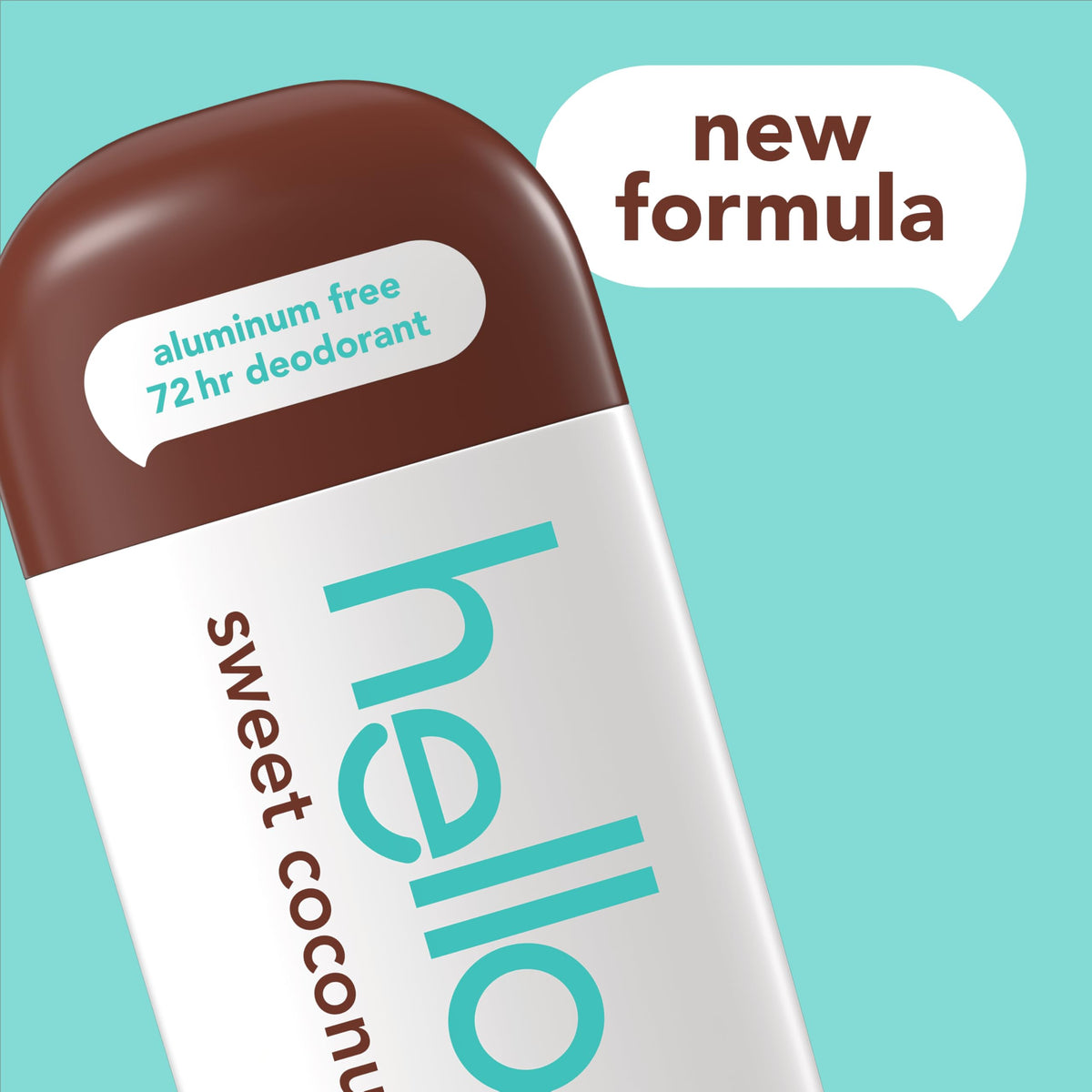 hello Sweet Coconut Aluminium Free Deodorant packaging