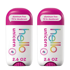 hello Unicorn Aluminium Free Deodorant 2 Pack front view