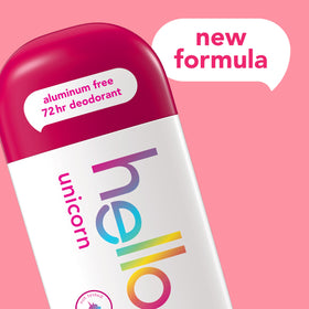 hello Unicorn Deodorant stick with natural fragrance