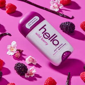 hello Wild Berry Aluminium Free Deodorant with ingredients list