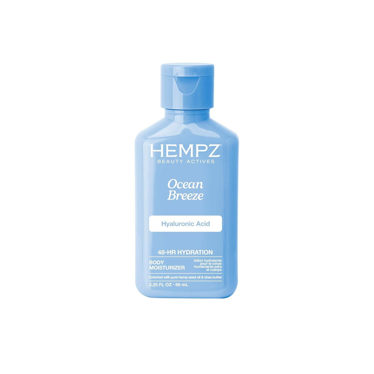 Hempz Body Lotion Ocean Breeze Mini 2.25 Fl Oz front view