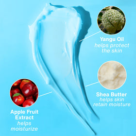 Hempz body lotion with natural ingredients displayed
