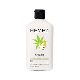 Hempz Body Wash 17 fl oz front view with floral and banana scent