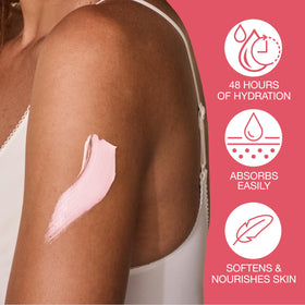 Hempz Dark Red Cherries Lotion side view showing packaging details