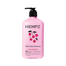 Hempz Dark Red Cherries Moisturizing Body Lotion front view 17 Fl Oz