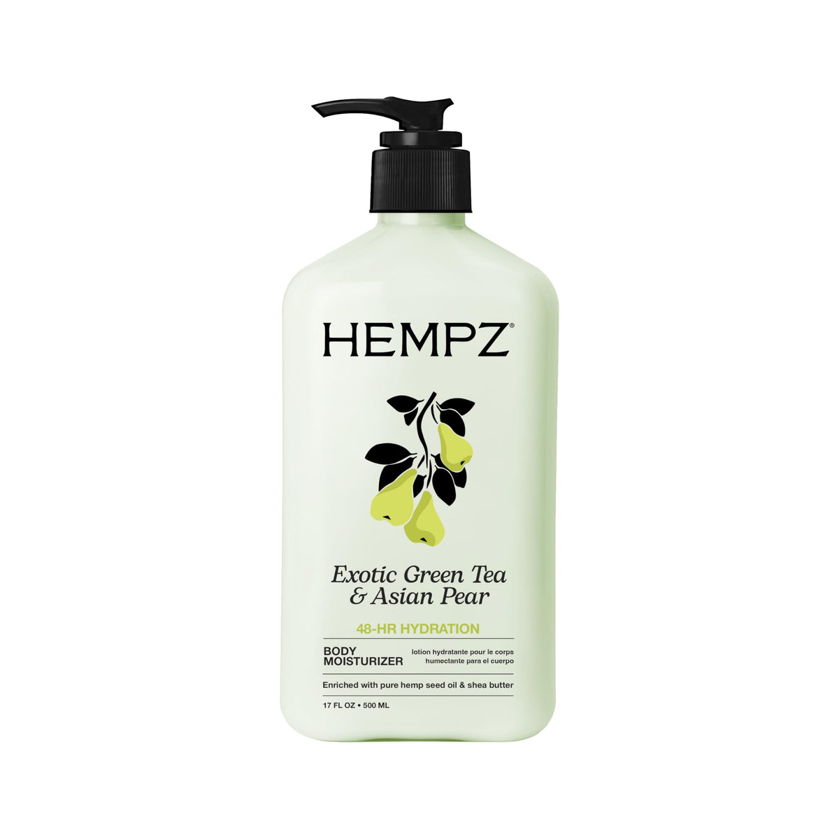 Hempz Exotic Green Tea & Asian Pear Moisturizing Body Lotion front view