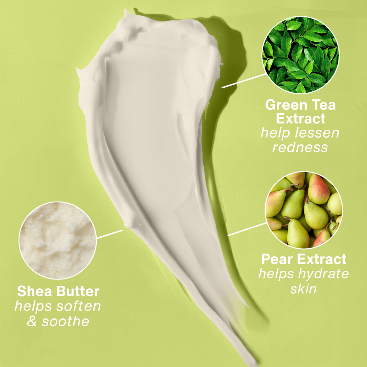 Hempz Exotic Green Tea & Asian Pear Moisturizing Body Lotion texture on skin