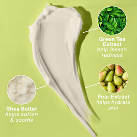 Hempz Exotic Green Tea & Asian Pear Moisturizing Body Lotion texture on skin