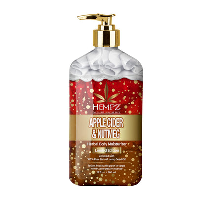 Hempz Limited Edition Apple Cider & Nutmeg Body Lotion 17 oz front view