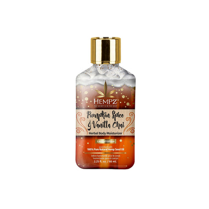 Hempz Limited Edition Chai Body Lotion Pumpkin Spice & Vanilla front view