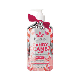 Hempz Limited Edition Peppermint Cane Body Lotion 17 Oz front view