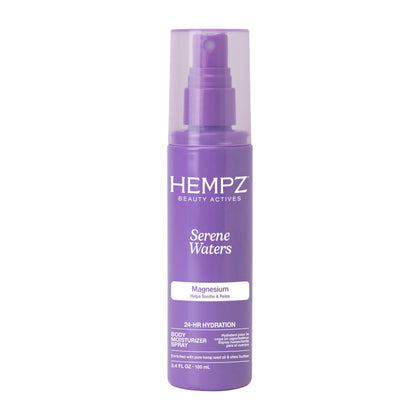 Hempz Magnesium Body Spray Serene Waters front view