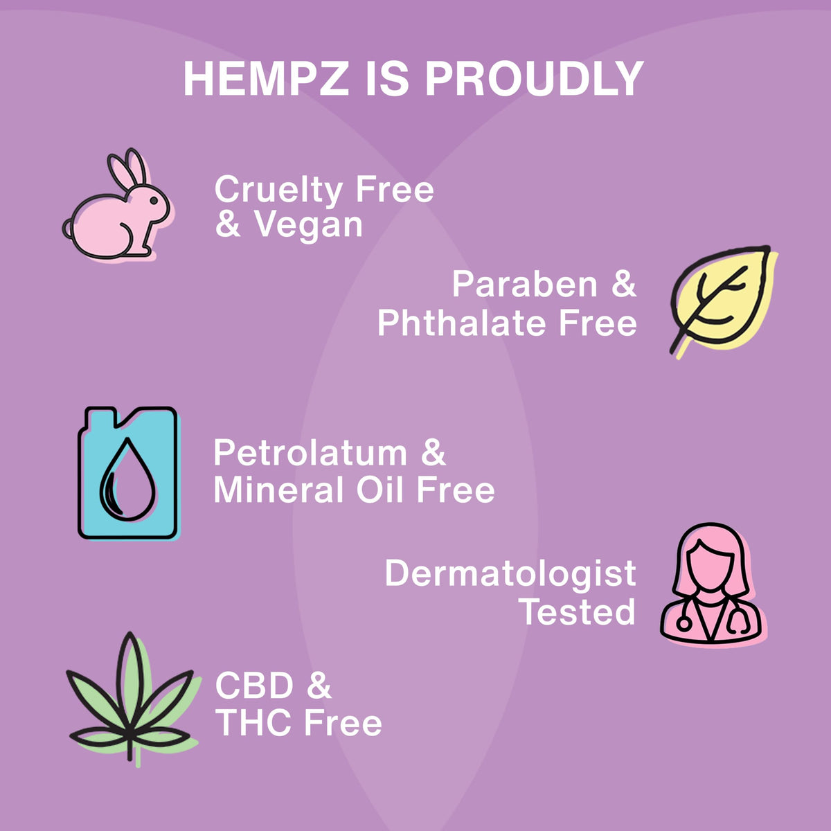 Hempz Mini Star Dust Body Lotion 2.25 fl.oz. close-up of texture