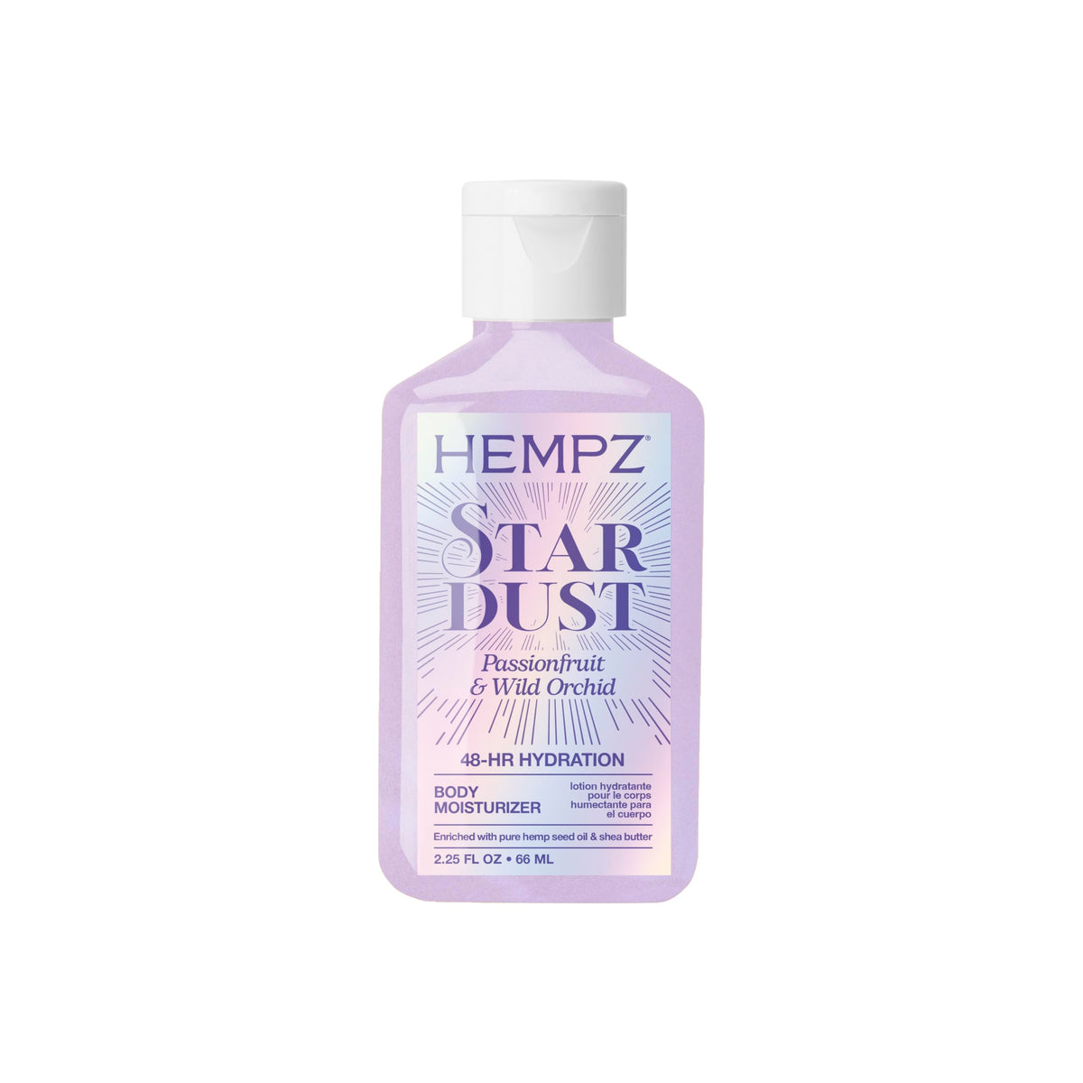 Hempz Mini Star Dust Body Lotion 2.25 fl.oz. front view