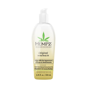 Hempz Original Floral Banana Hydrating Body Oil 6.76 oz front view