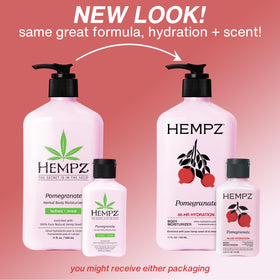 Hempz Pomegranate Moisturising Body Lotion 17 Fl Oz back view