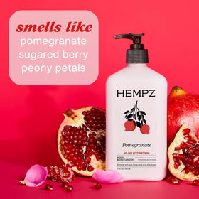Hempz Pomegranate Moisturising Body Lotion 17 Fl Oz side view