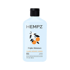 Hempz Triple Moisture Body Wash Grapefruit & Peach 17 fl oz front view